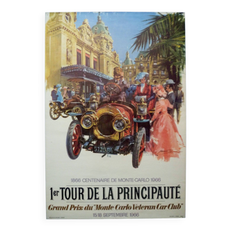 Affiche originale Centenaire de Monte Carlo