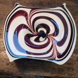 Vintage two tone  large fruit bowl