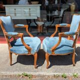 Pair of Louis XV cabriolet armchairs