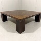 Danish coffee table in wenge end-grain mosaic Tranekaer Denmark