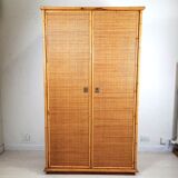 Vintage wardrobe, Dal Vera, bamboo.