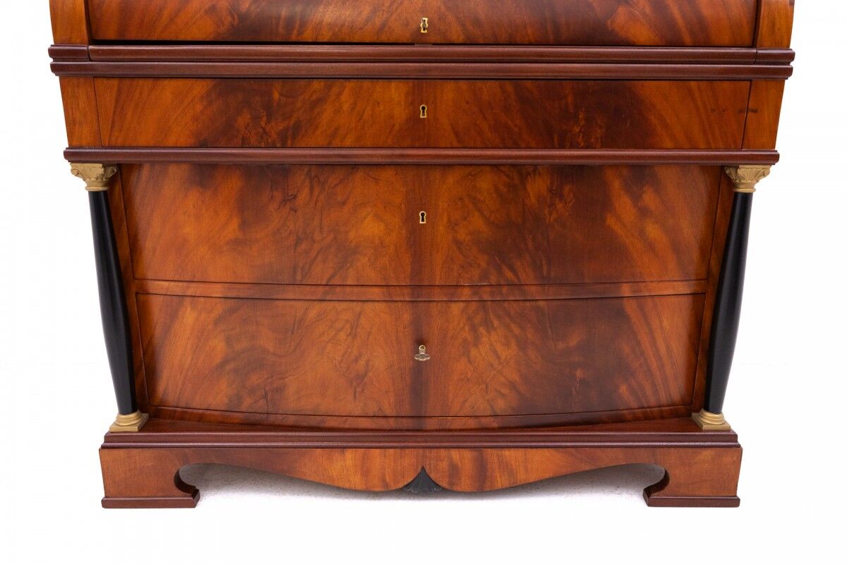 Antique bureau with storage compartments, Northern Europe, ca. 1880. After renovation.