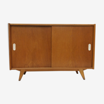 Oak chest of drawers Jiroutek, Czechoslovakia 1960