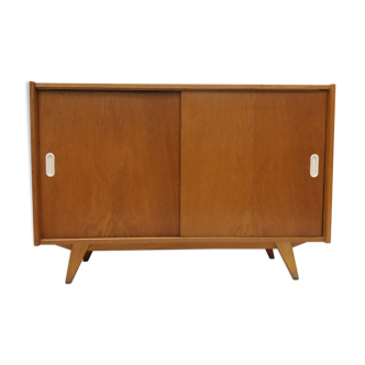 Oak chest of drawers Jiroutek, Czechoslovakia 1960