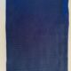 Old damask tablecloth navy blue - cotton -140x160 cm