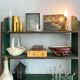 Candlestick lamp, fabric cable, flame bulb