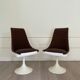 Tulip foot armchairs, 1970
