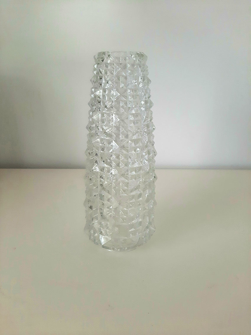 Relief glass lampshade, chandelier flute