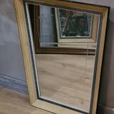 chiseled asymmetrical mirror of typical pattern 1950 a 60 ,52x65x45cm