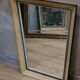 chiseled asymmetrical mirror of typical pattern 1950 a 60 ,52x65x45cm
