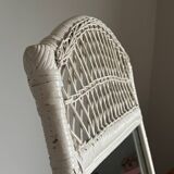 Rattan full-length mirror