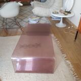 Plexiglas coffee table 70s