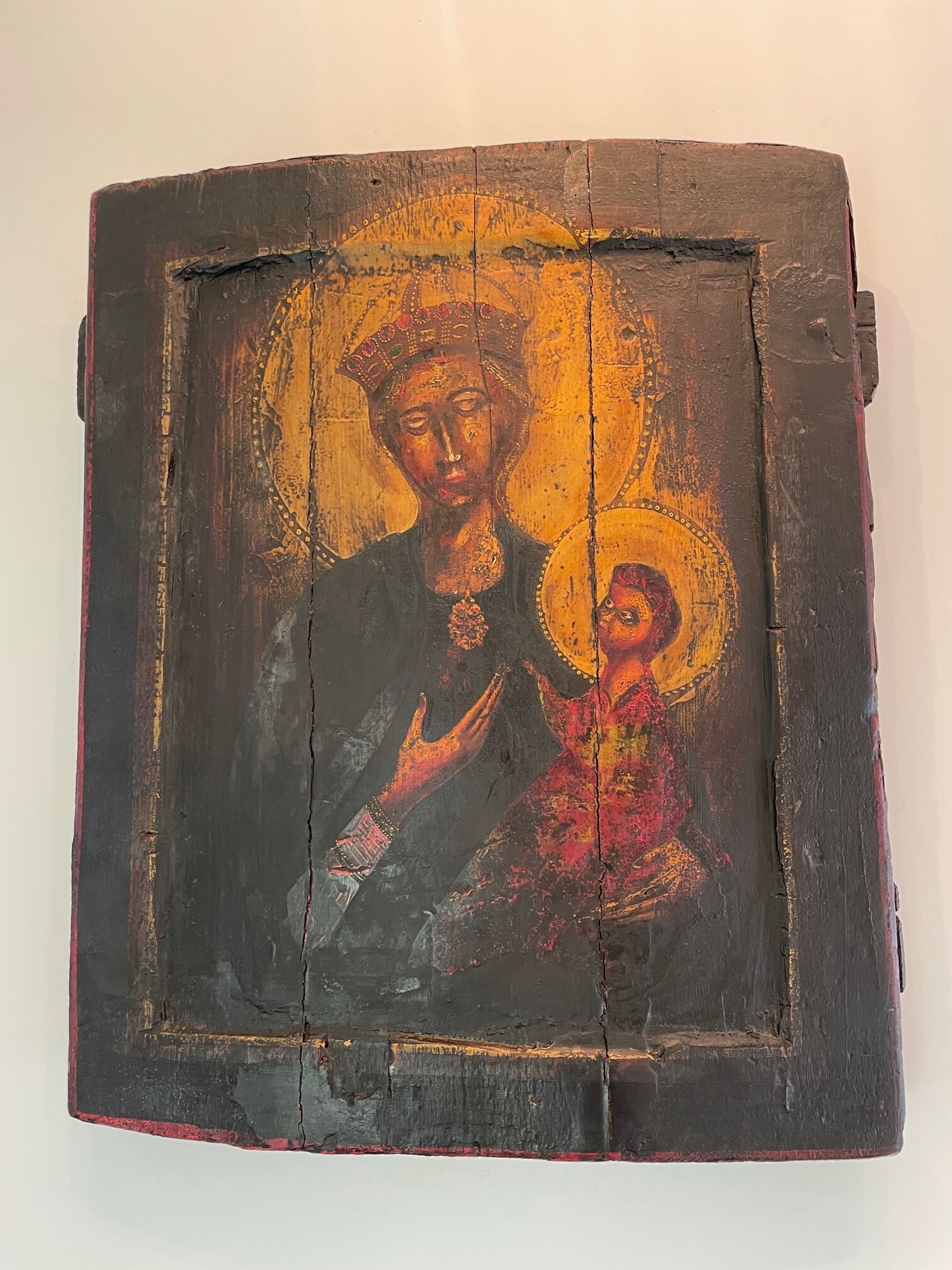 Russian orthodox Mother of God icon