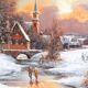 Oil on canvas painting signed F. NOHA