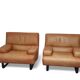 2 x fauteuils Machalke / cuir épais