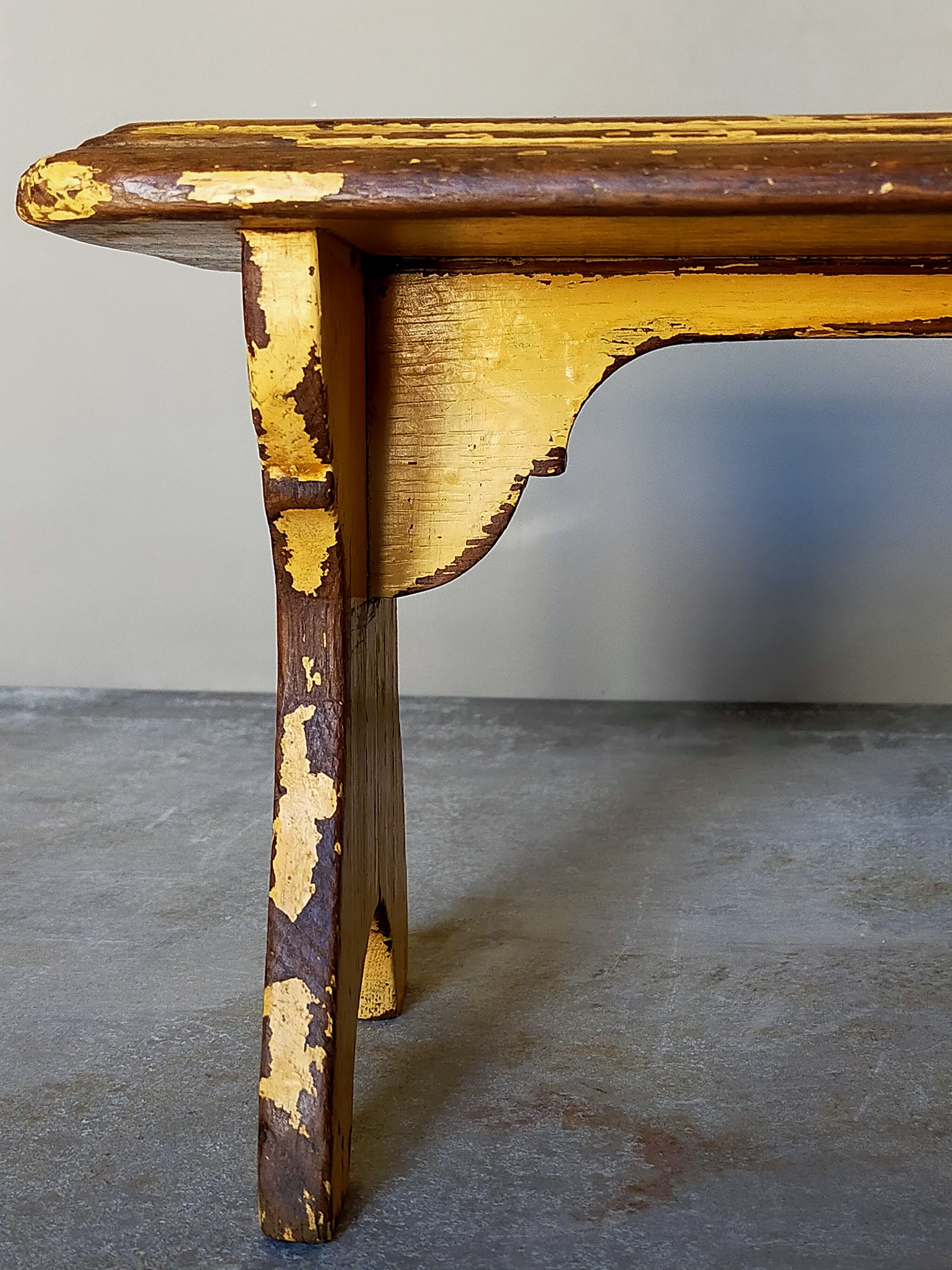 19th-century foot restings with old patina