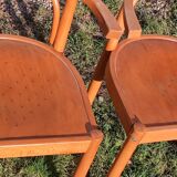 Series of 4 Baumann armchairs