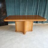 Dinner table in rattan cane