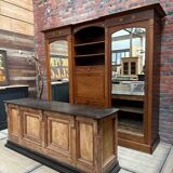Large Notary's Furniture Early 20th Century in Mahogany