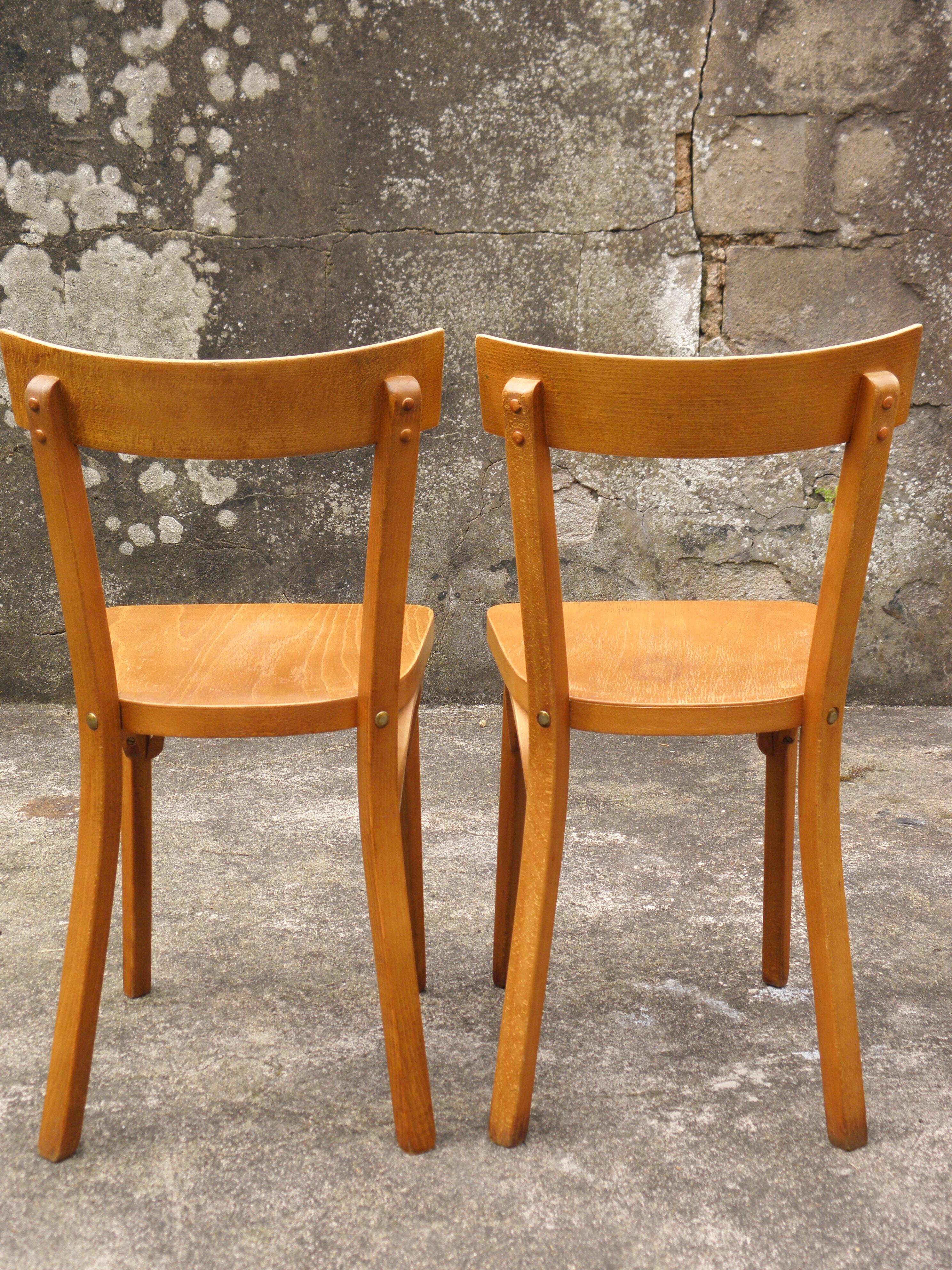 4 Baumann bistro chairs n° 18