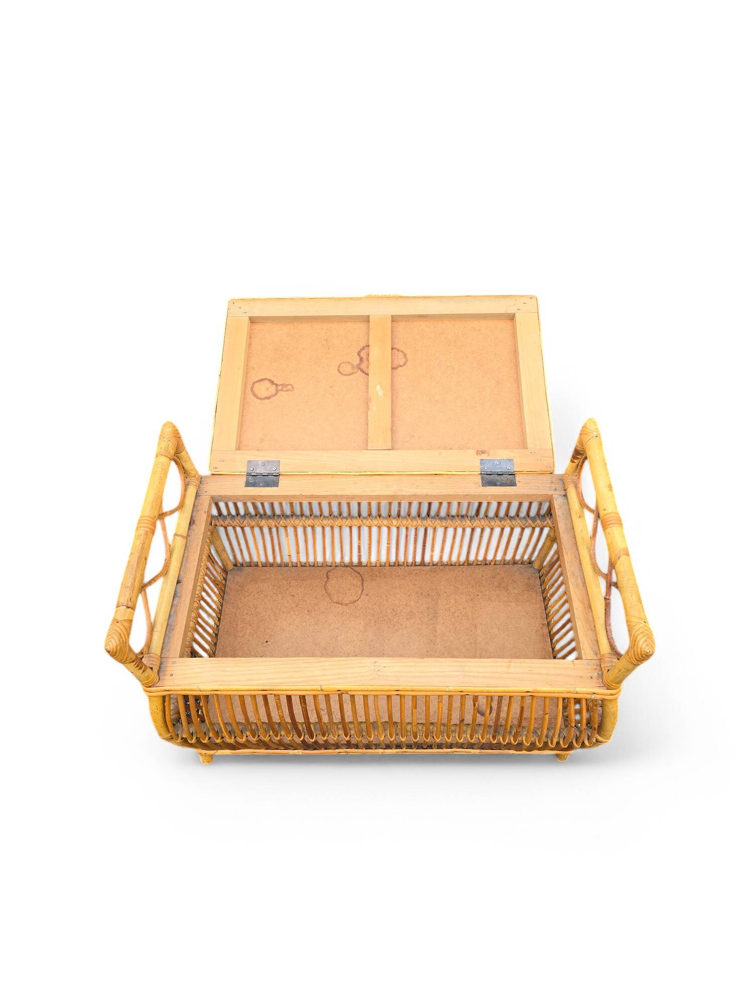 70's Rattan Bench / Chest