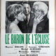 Original movie poster "The Lock Baron" Gabin, Audiard, Simenon