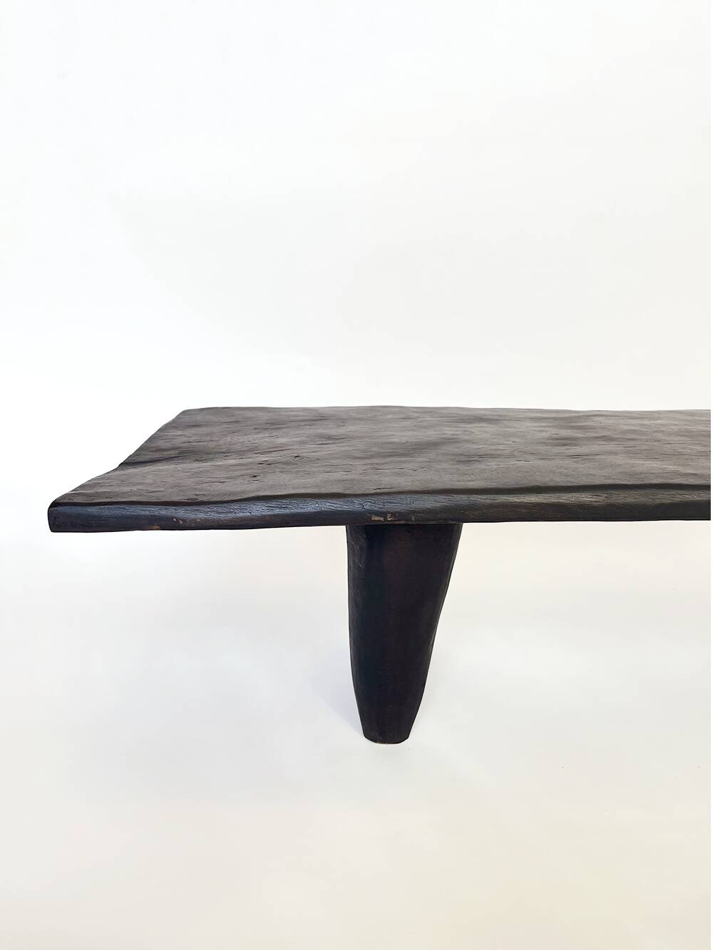 Solid wood bench or coffee table 108 cm – Unique Senufo piece, craftsmanship