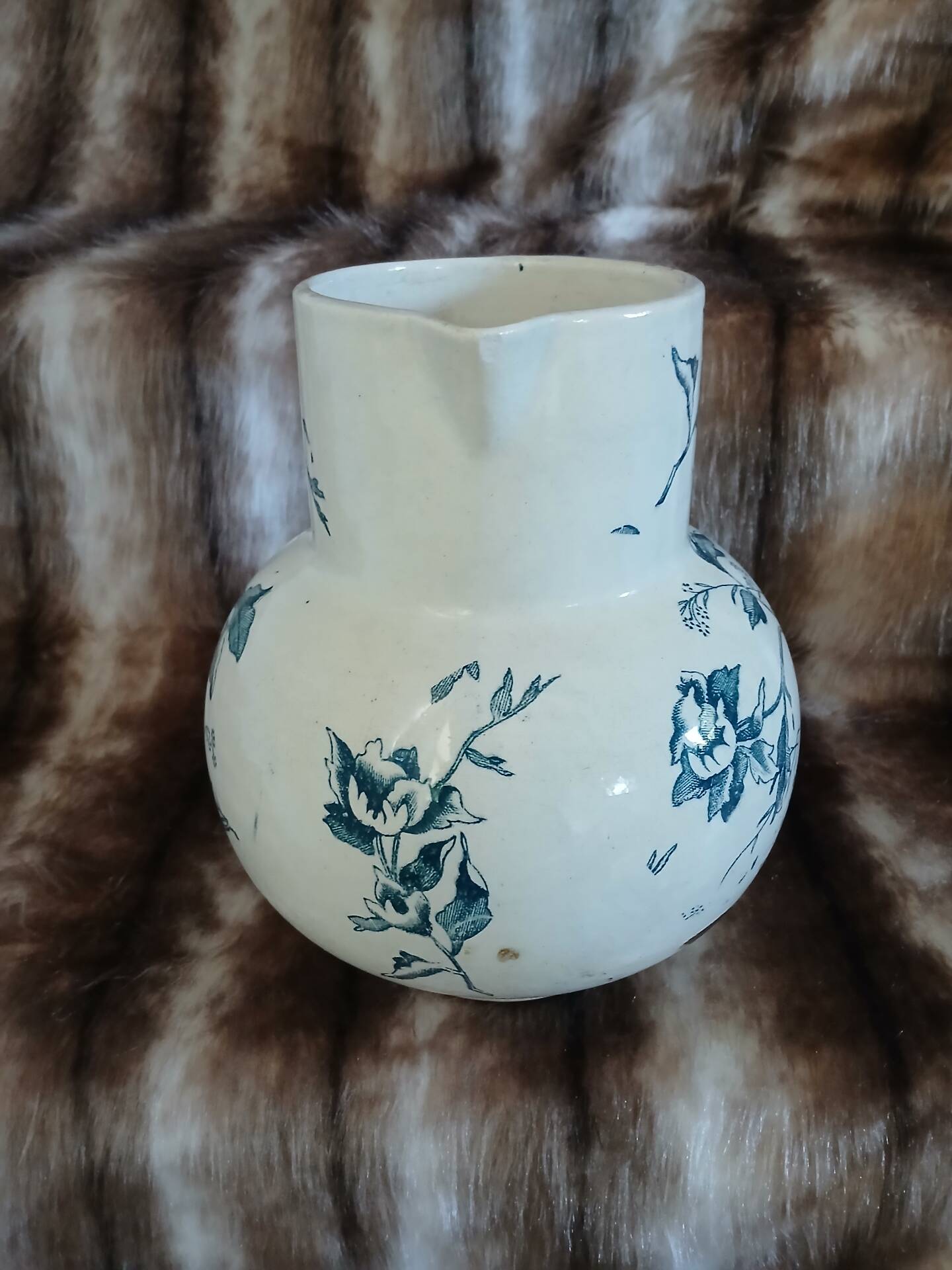 Antique pitcher in ironstone
