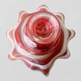 Blown glass cup or vase 1980 Jozefina Krosno