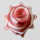Blown glass cup or vase 1980 Jozefina Krosno