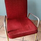 Foldable backrest armchair 70s