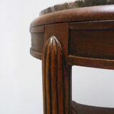 Art Deco Pedestal Table in Walnut, 1930 era