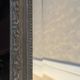 Antique bevelled mirror – Moulded wooden frame in anthracite 30/25 cm