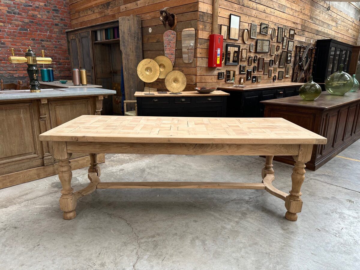 Solid oak table from the 1960s.