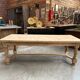 Solid oak table from the 1960s.