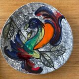 Set of 6 hand-painted ceramic plates – Modernist style
