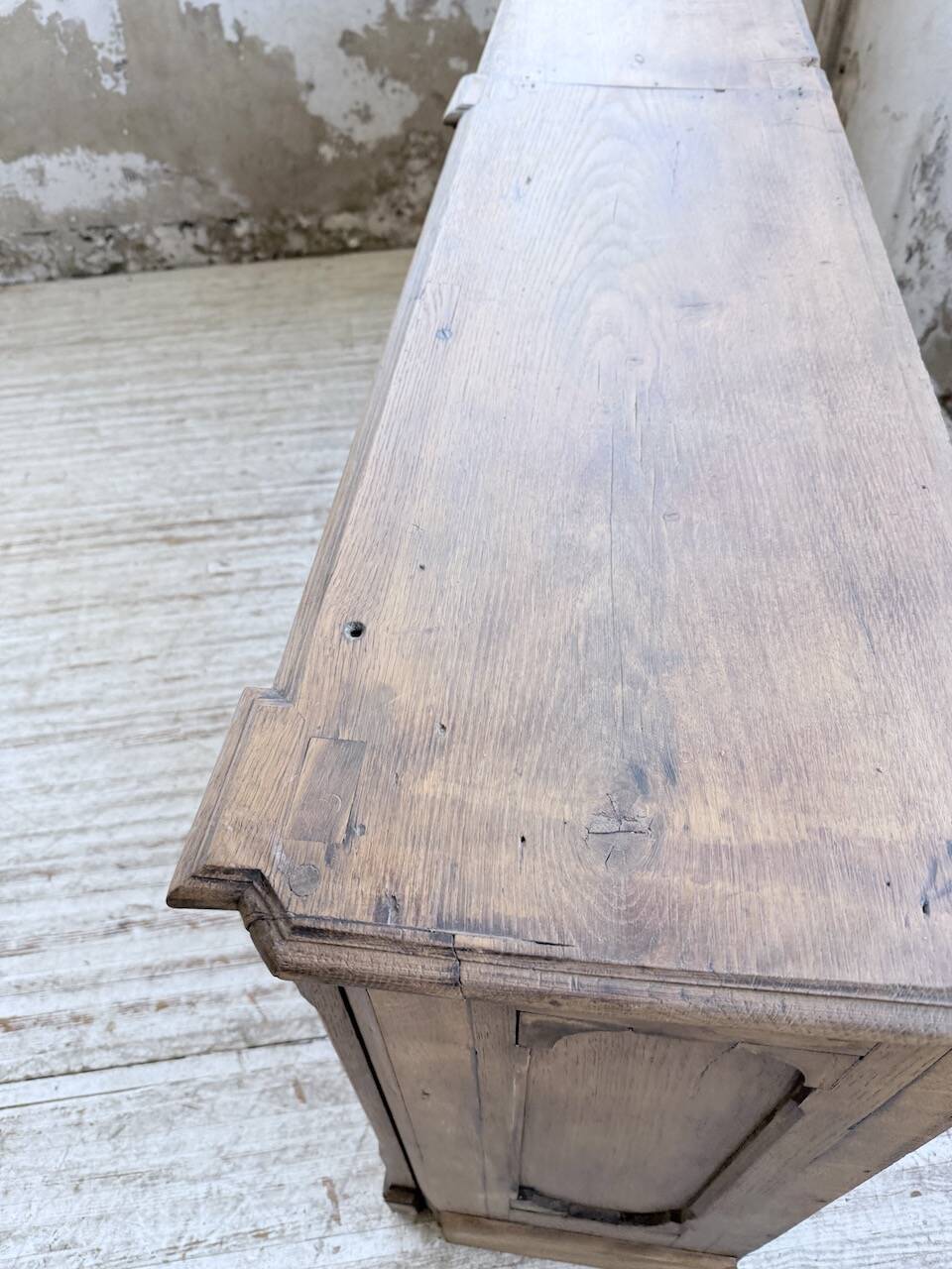 Enfilade display cabinet, solid oak, 1920.