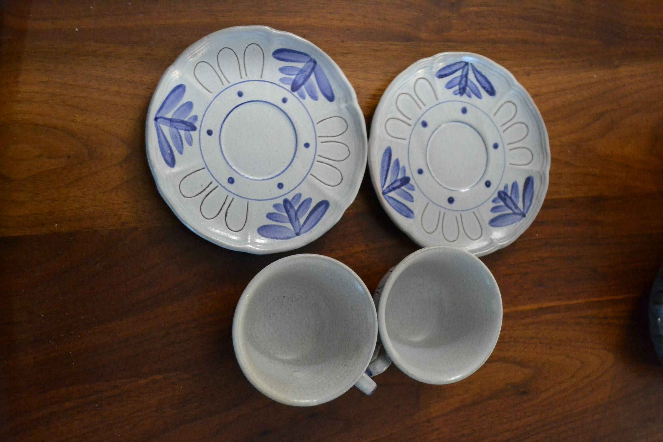 Blue cups