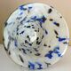 Large blown glass vase, speckled, thick, 70s/80s Murano design