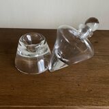 Bauhaus 1970s Scandinavian Modernist Crystal Carafe