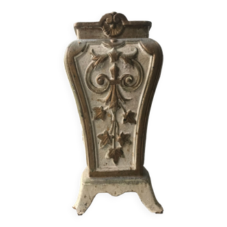 Cast iron church vase