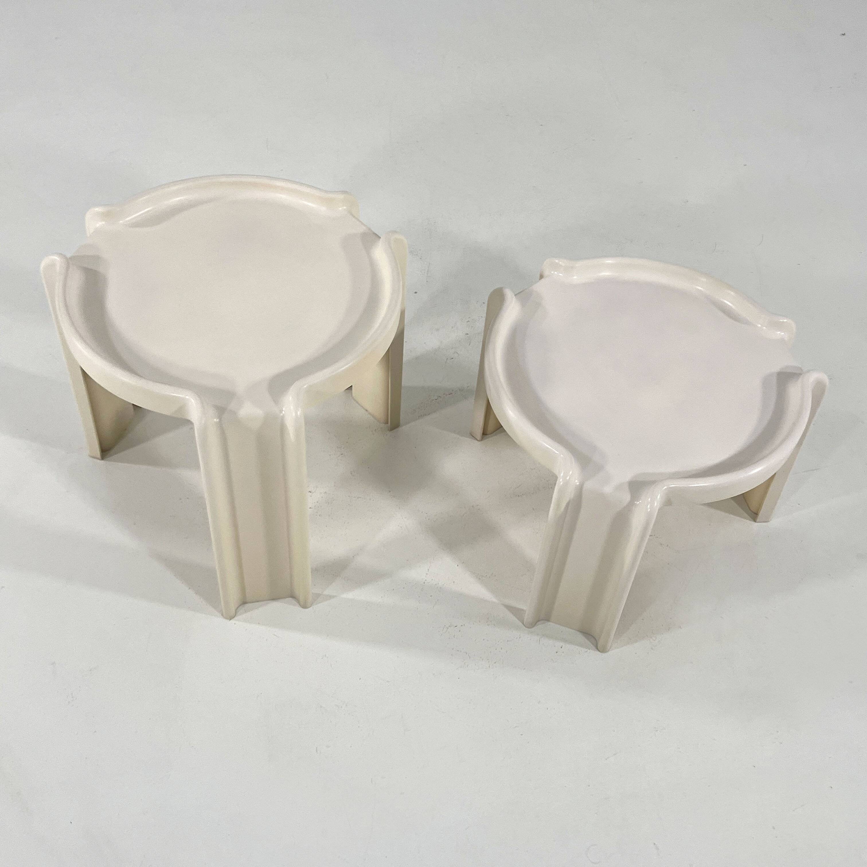 Pair of side tables by Giotto Stoppino for Kartell, 1970.