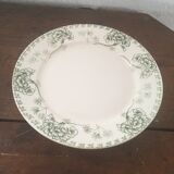 Sarreguemines "palmyre" presentation plate.