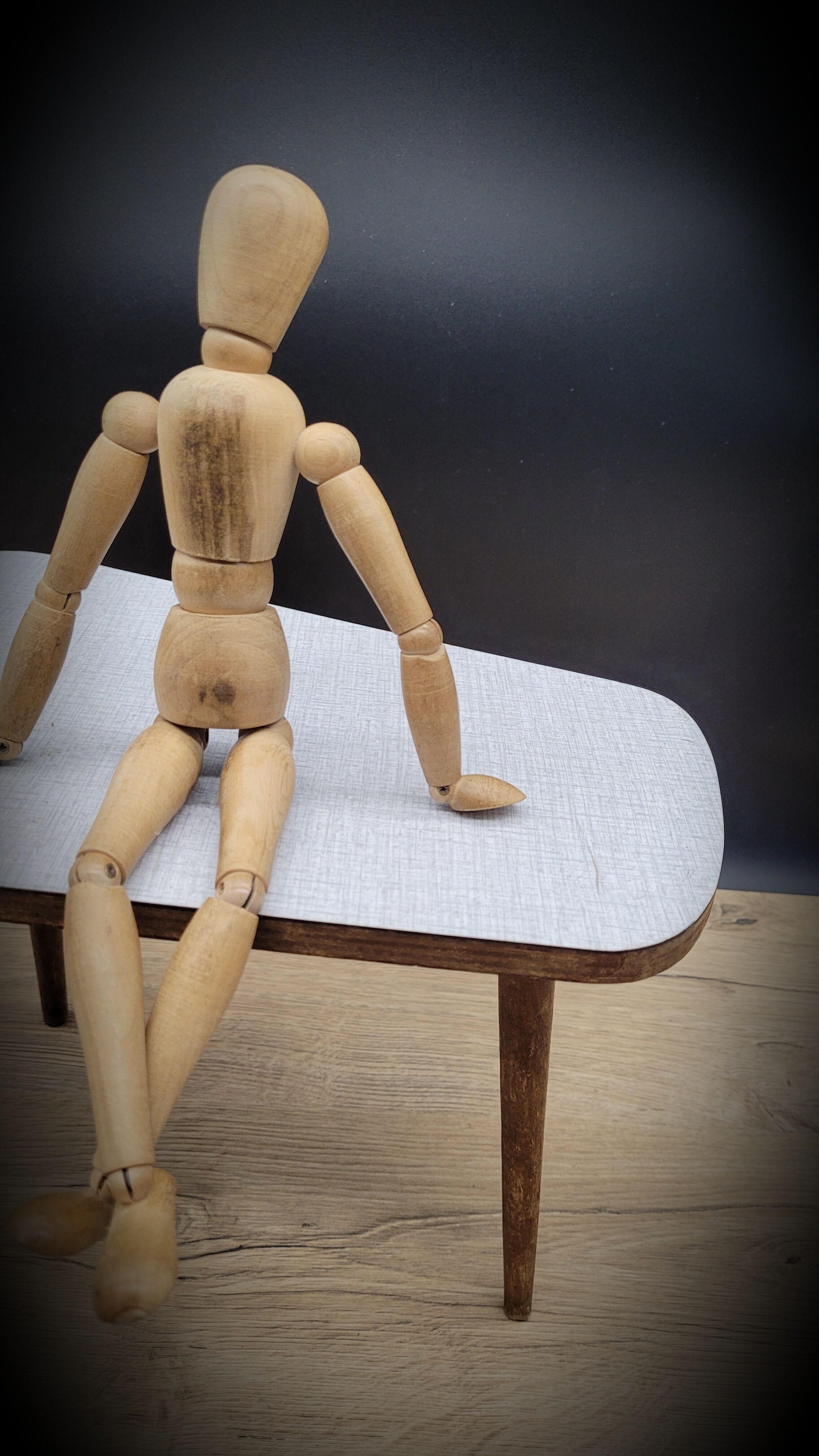 Formica tripod stool