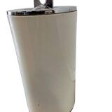 Vintage pedestal ashtray / floor ashtray with chrome accent