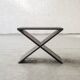 Black oak side table 'LC01' by Lena Coupez, Belgium, 2024