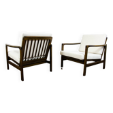 Pair of beige mid century armchairs b7522 by zenon bączyk, 1960's