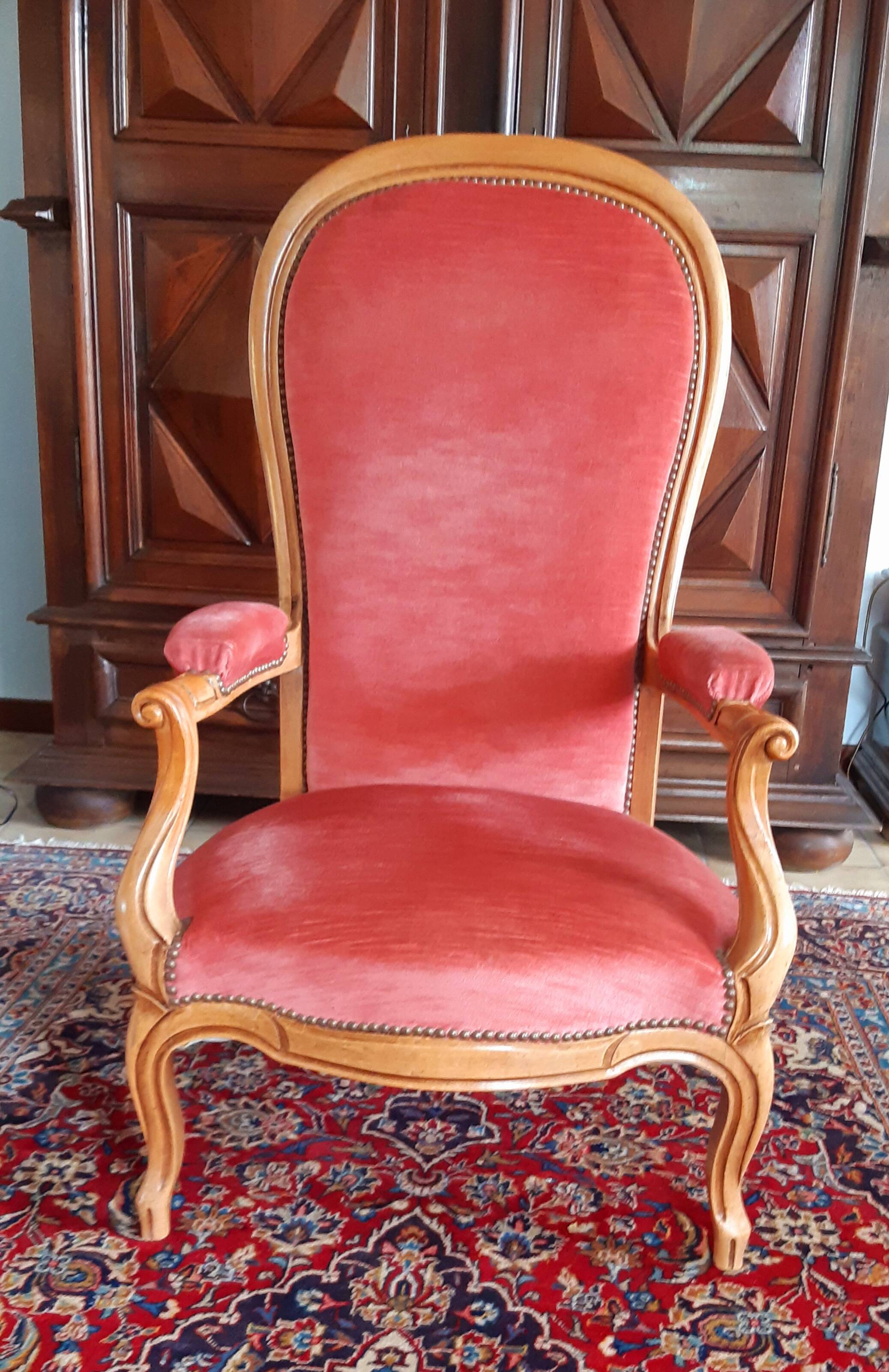 Pair of Voltaire armchairs