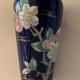 Art nouveau ceramic new cobalt vase by Villeroy and Boch