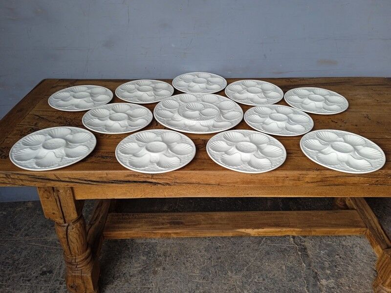Chantilly shellfish slurry service, 12 plates